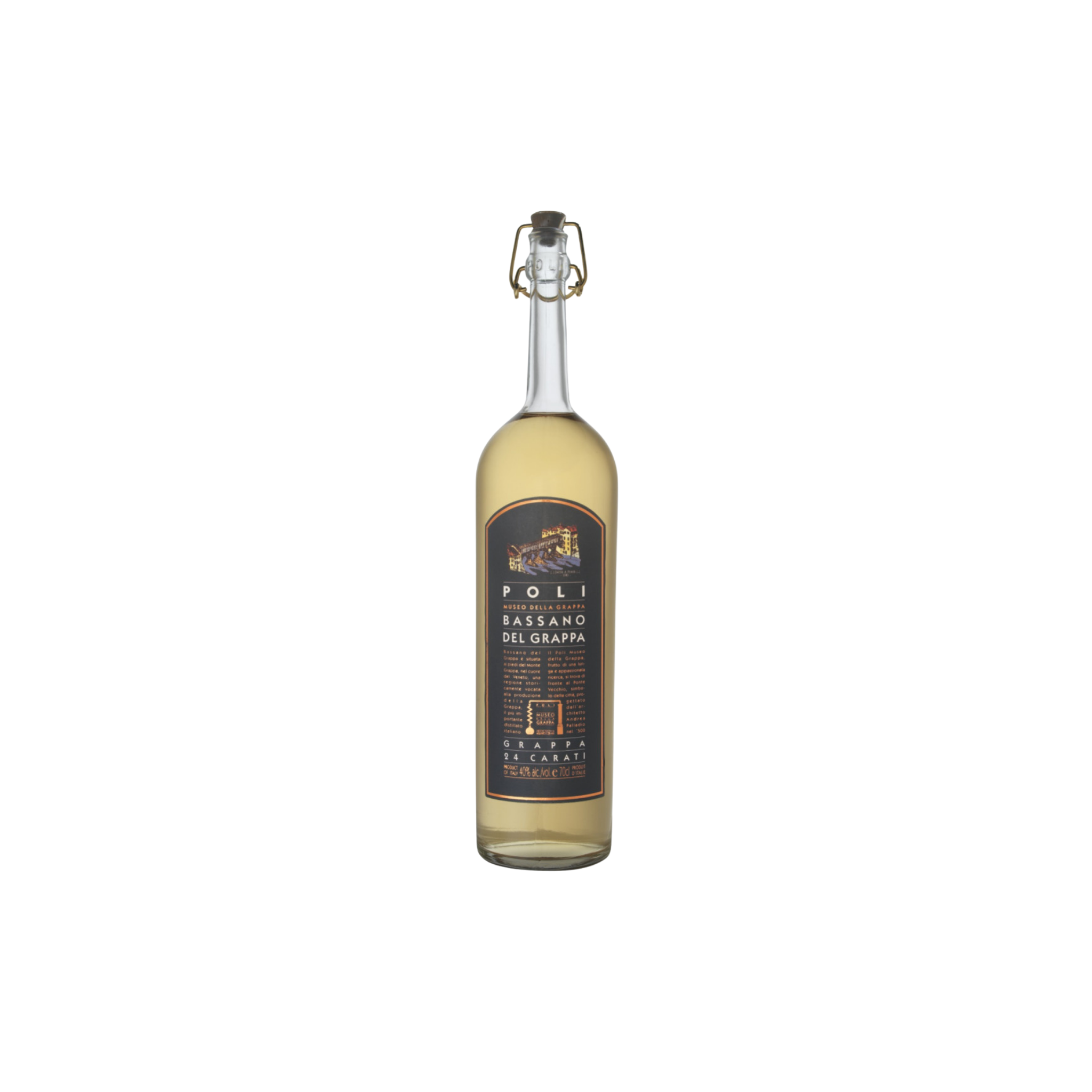 Grappa Barricata Poli Bassano Del Grappa 24 Carati