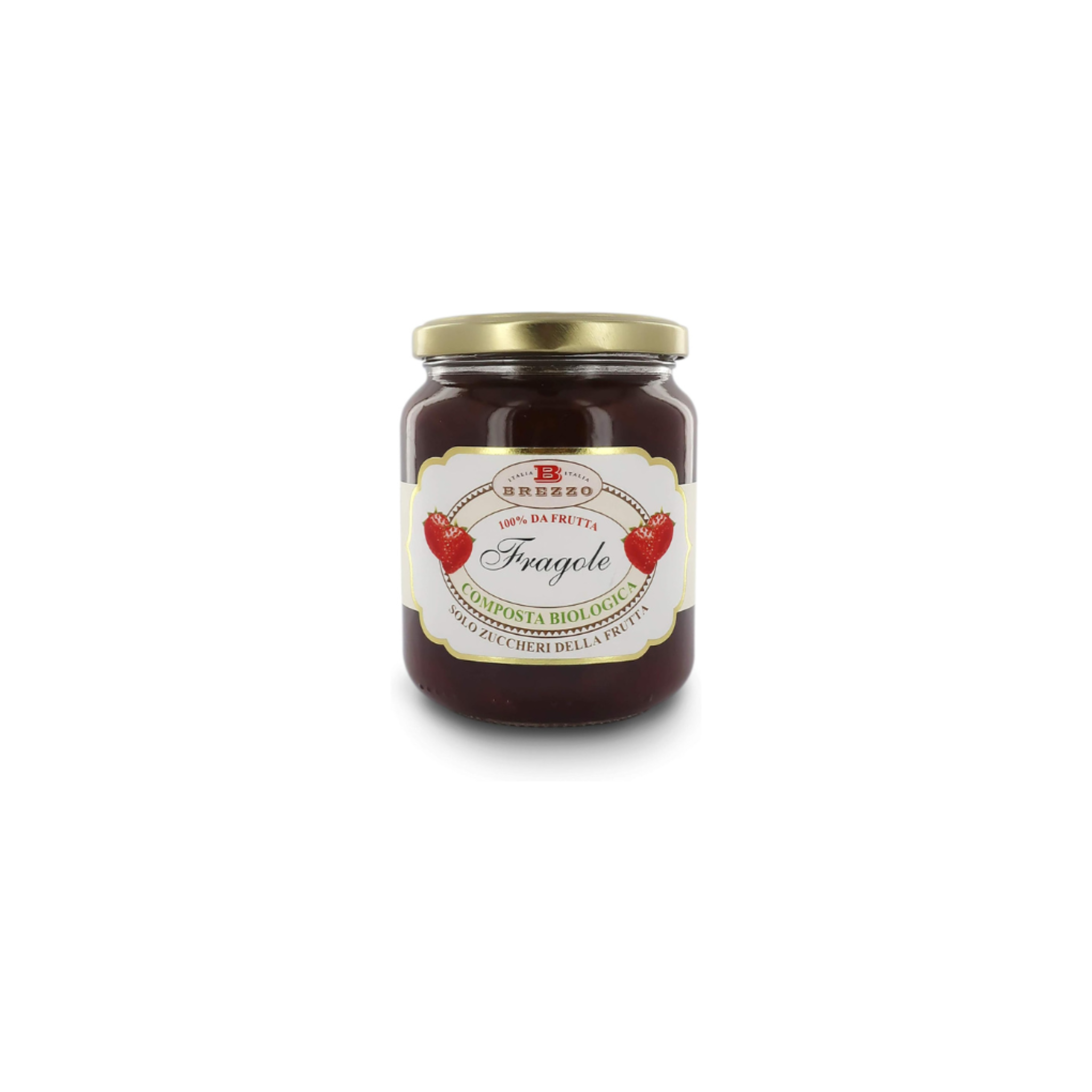 Apicoltura Brezzo Composta Biologica di Fragole 210g