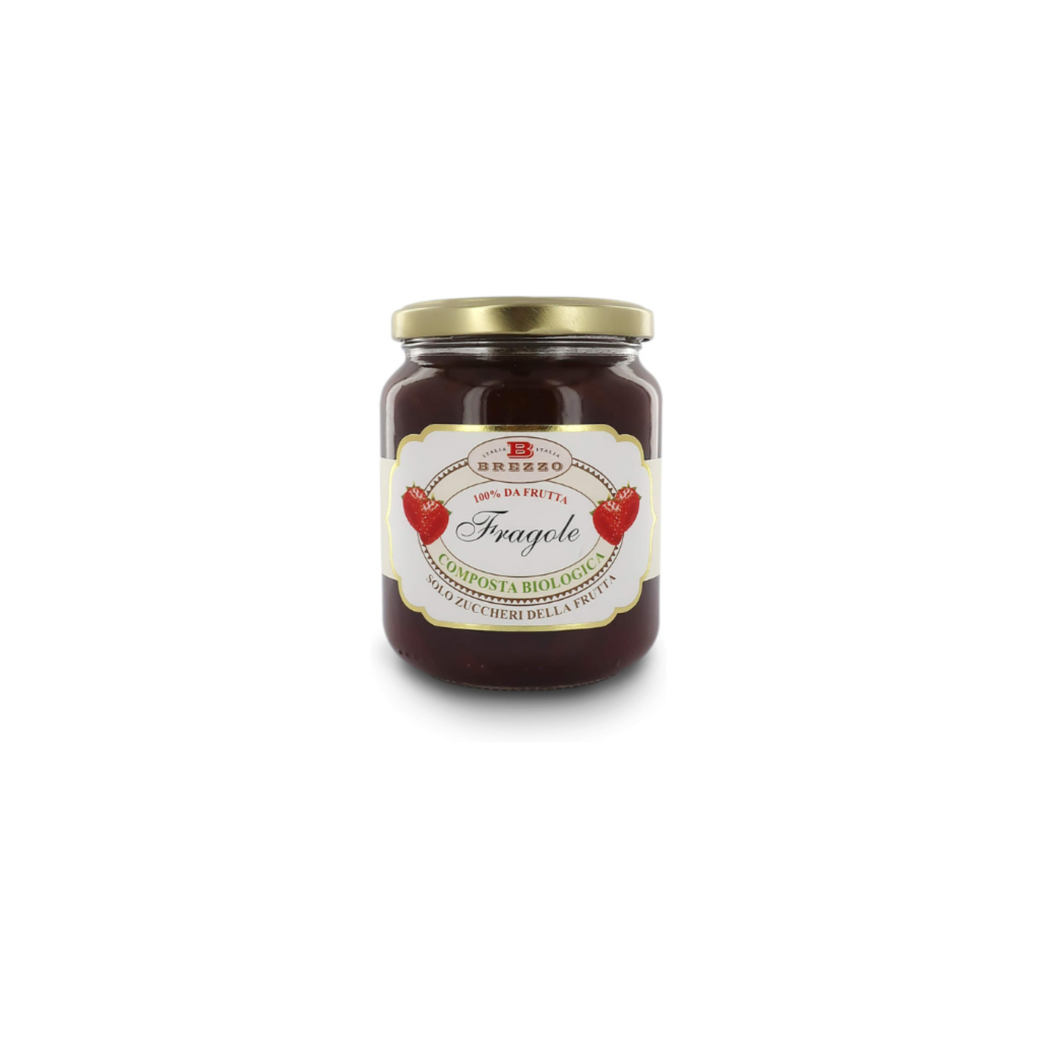 COMPOSTA BIOLOGICA DI FRAGOLE 390g.