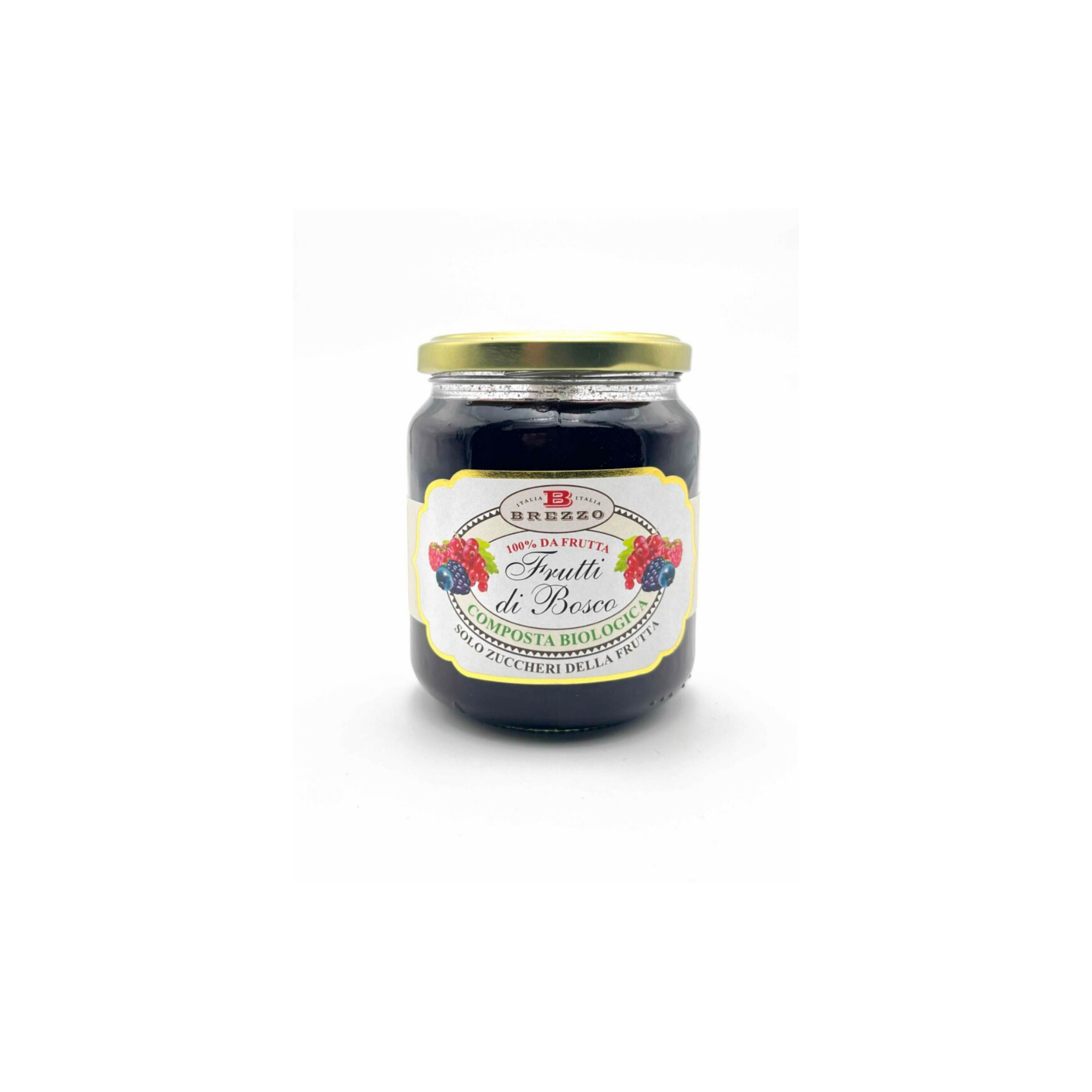COMPOSTA BIOLOGICA DI FRUTTI BOSCO 390g.