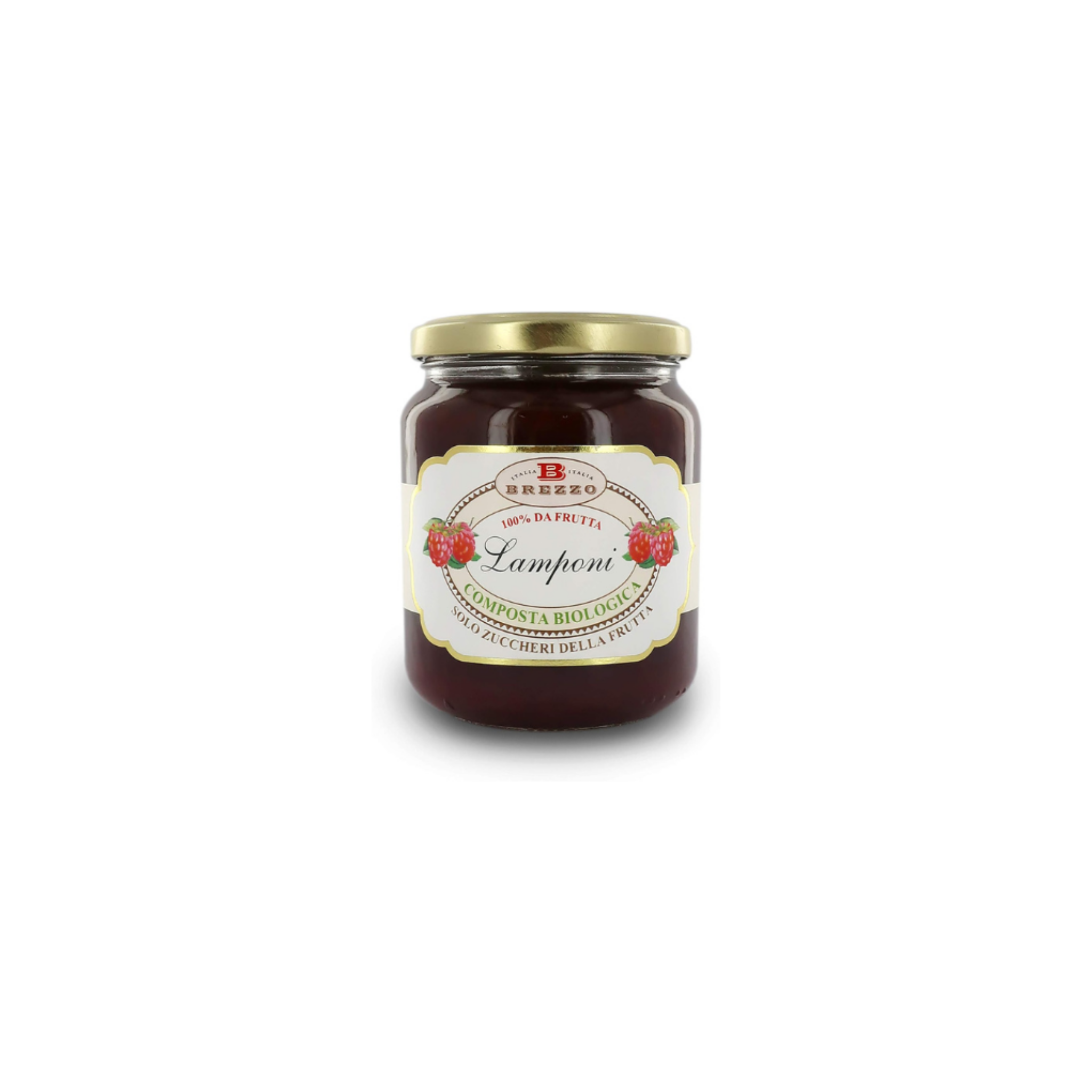 COMPOSTA BIOLOGICA DI LAMPONI 390g.