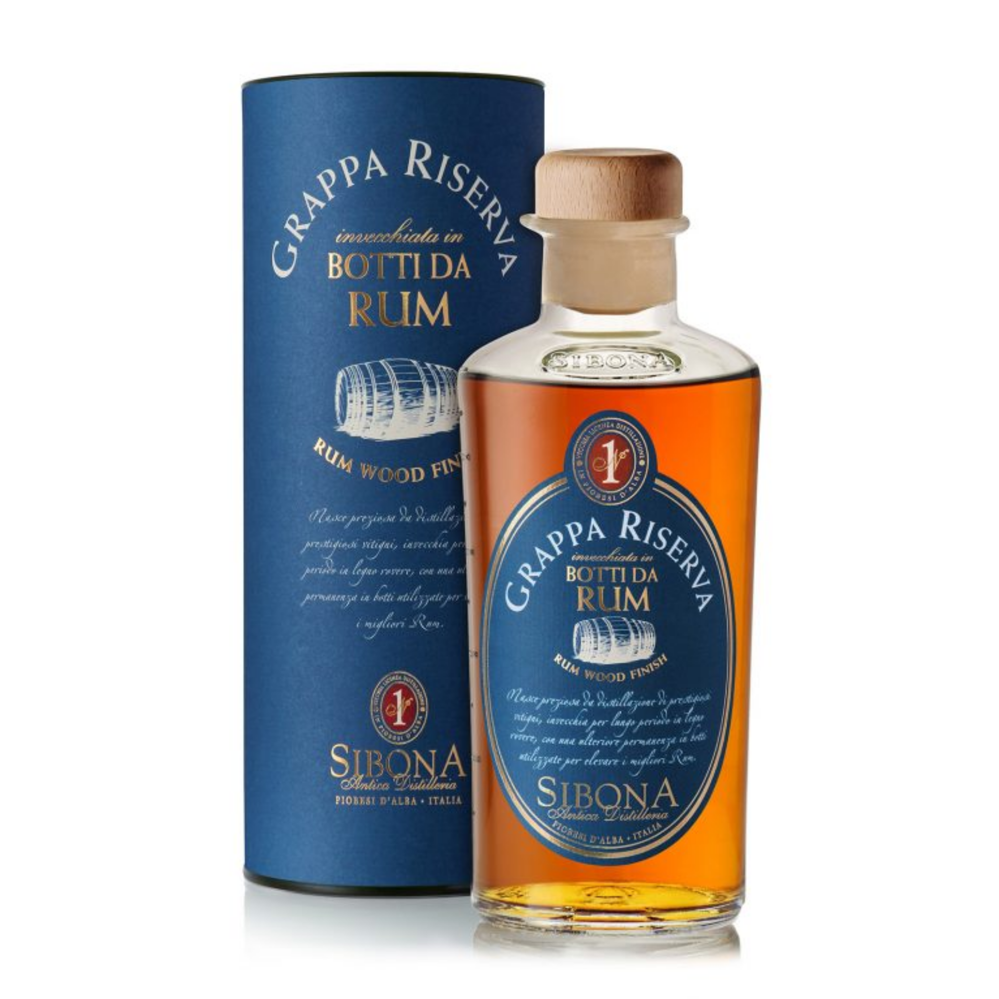 Sibona Grappa Riserva Botti da Rum 50 cl