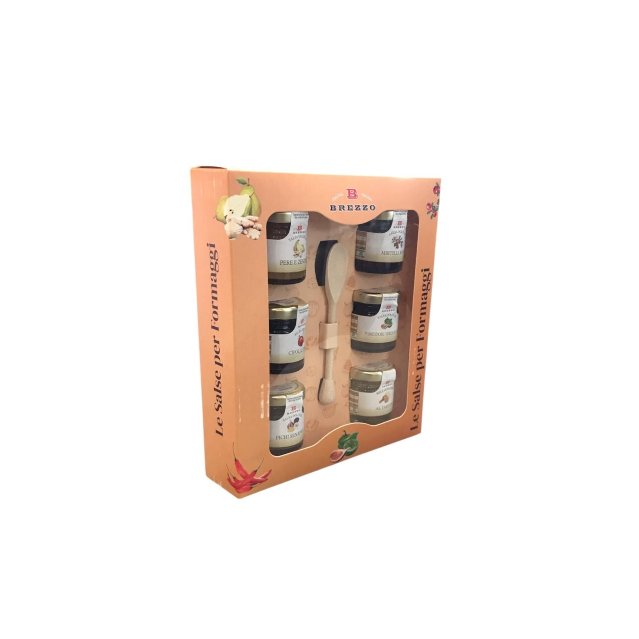 Apicoltura Brezzo Cofanetto 6 Mignon Salse per Formaggi 238g