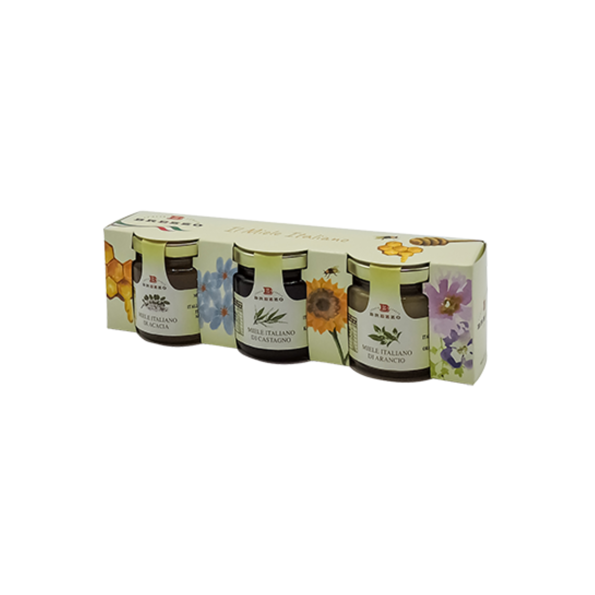 Apicoltura Brezzo Tris Dolce Miele Italiano 300g
