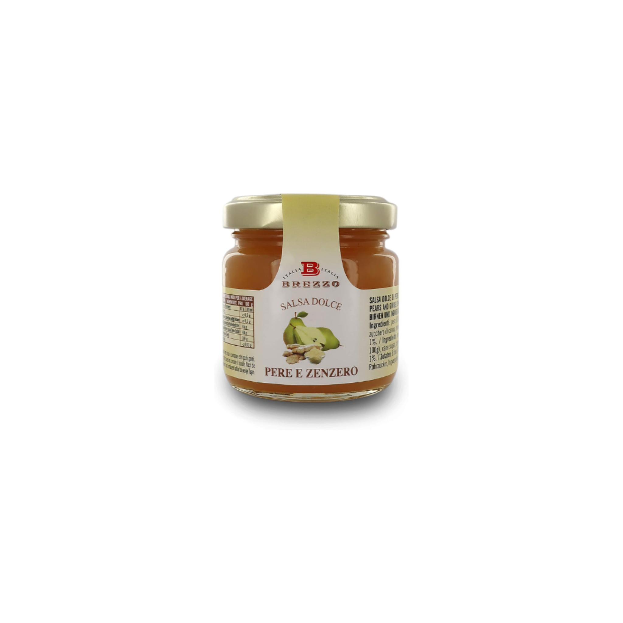 Apicoltura Brezzo Salsa Dolce di Pere e Zenzero 110g