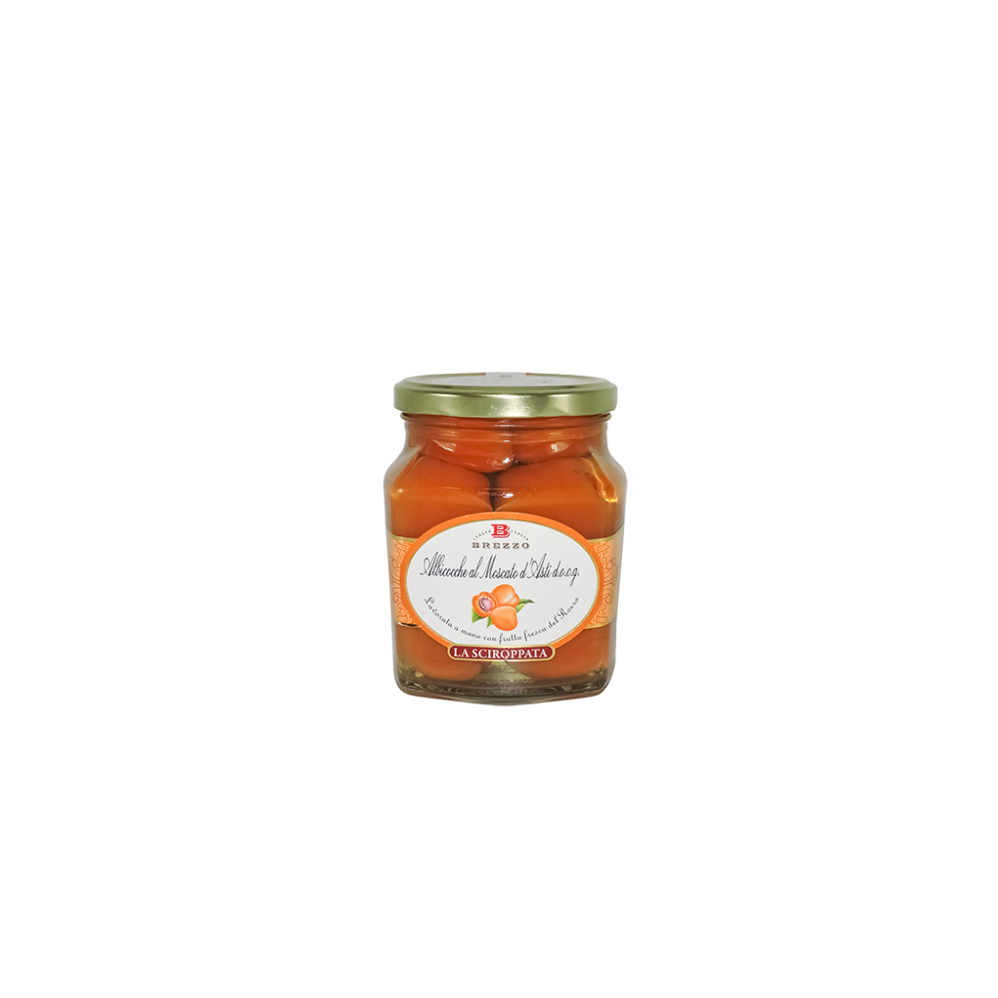 Apicoltura Brezzo Albicocche Sciroppate al Moscato 650g