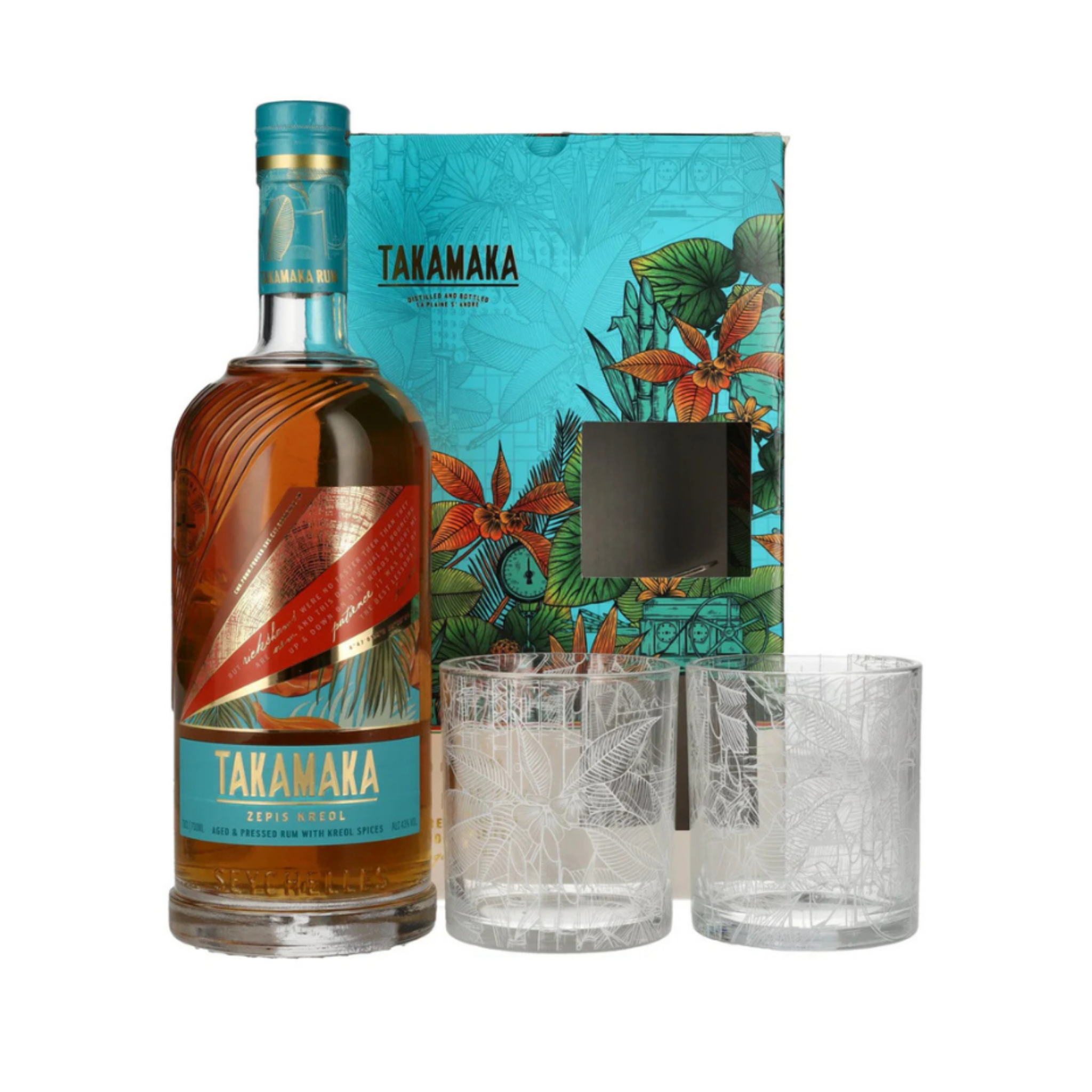 Takamaka zepis creol con 1 bicchiere 70 cl