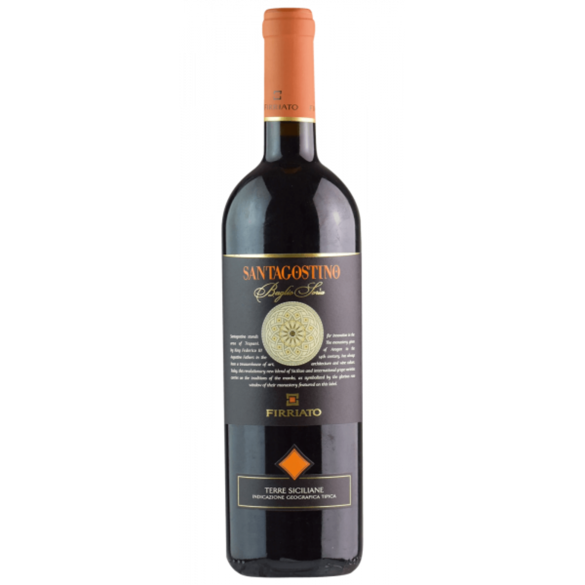 SANTAGOSTINO BAGLIO SORIA 2020 NERO D'AVOLA SYRAH ROSSO DOC 75CL