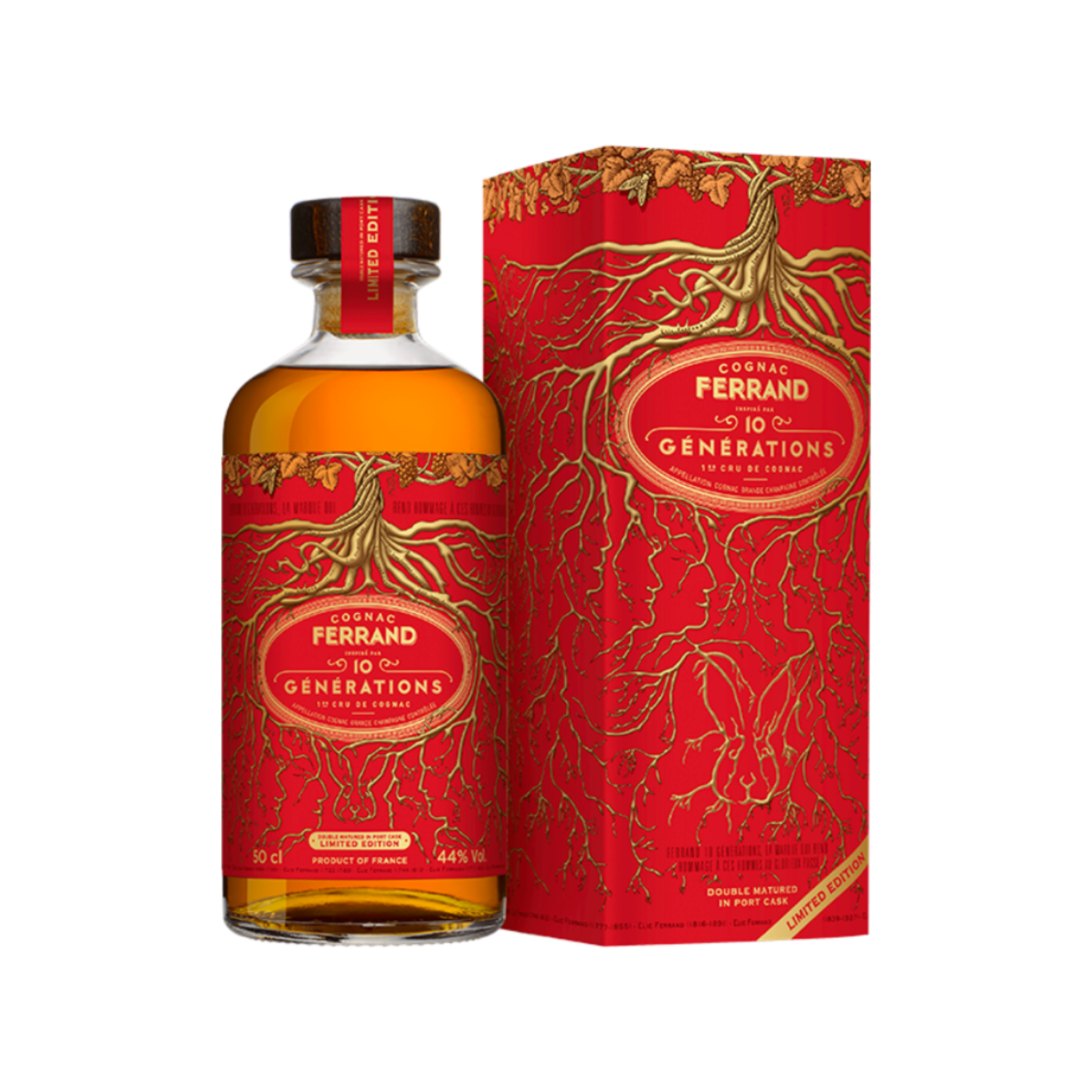 COGNAC FERRAND 10TH GENERATION PORTO CASK 50 cl