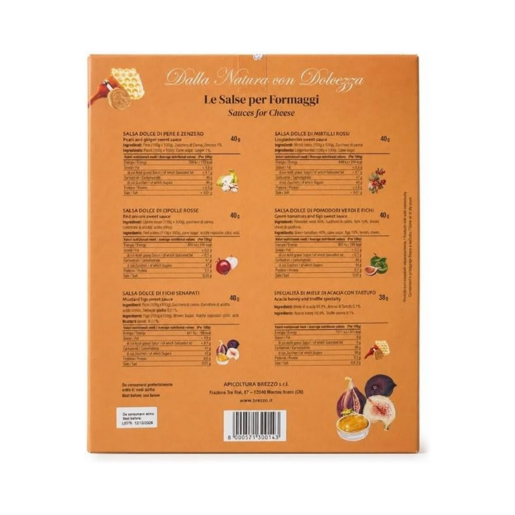 COFANETTO 6 MIGNON SALSE PER FORMAGGI
