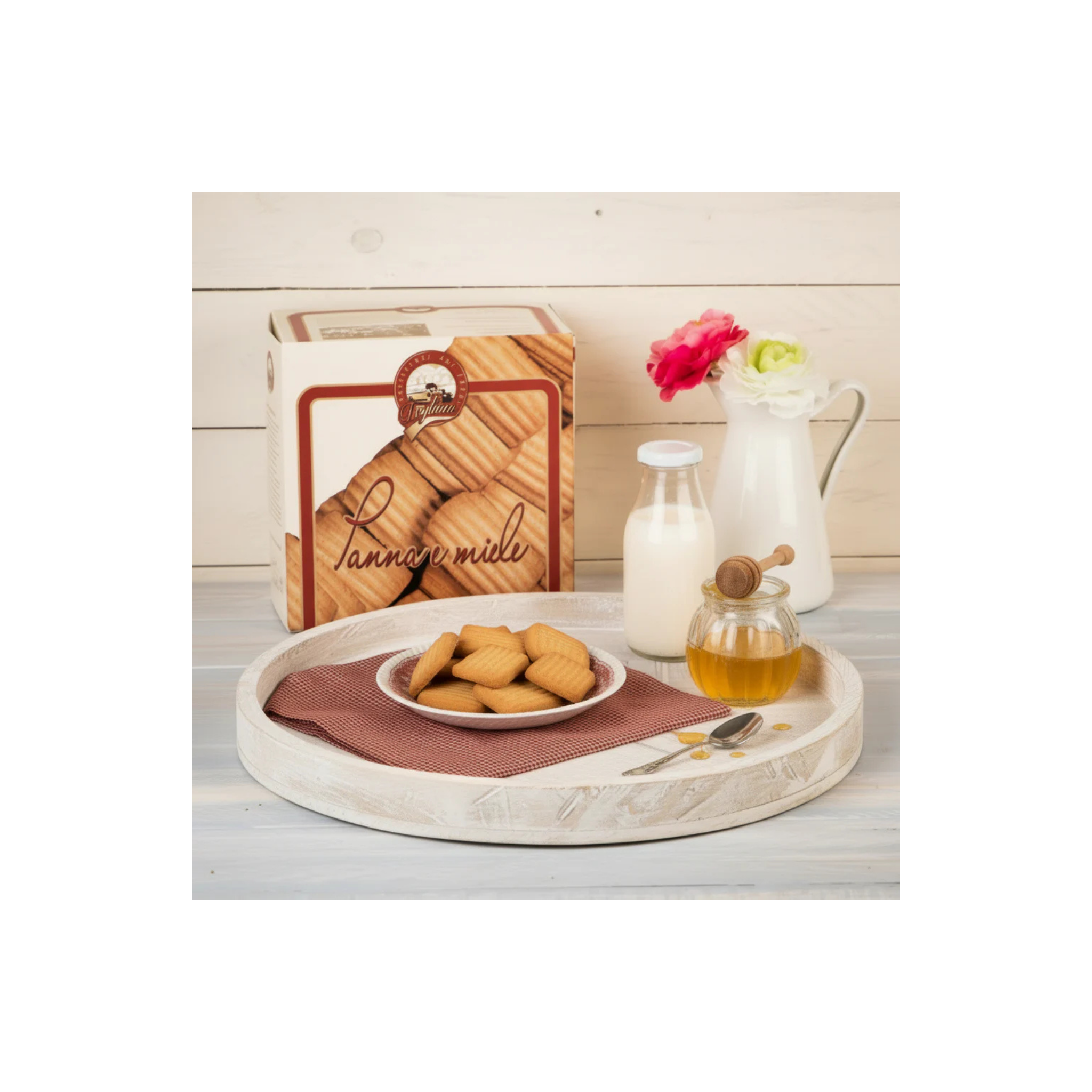 FROLLINI PANNA E MIELE SCATOLA G500 PRIMA COLAZIONE