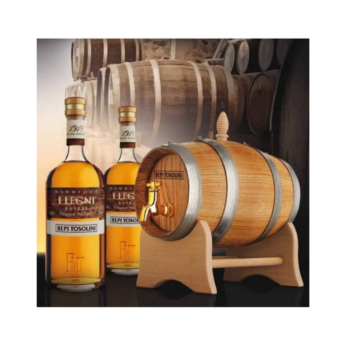 TOSOLINI OAK KIT DI AFFINAMENTO IN BOTTE DI ROVERE +BT GRAPPA BEPI TOSOLINI