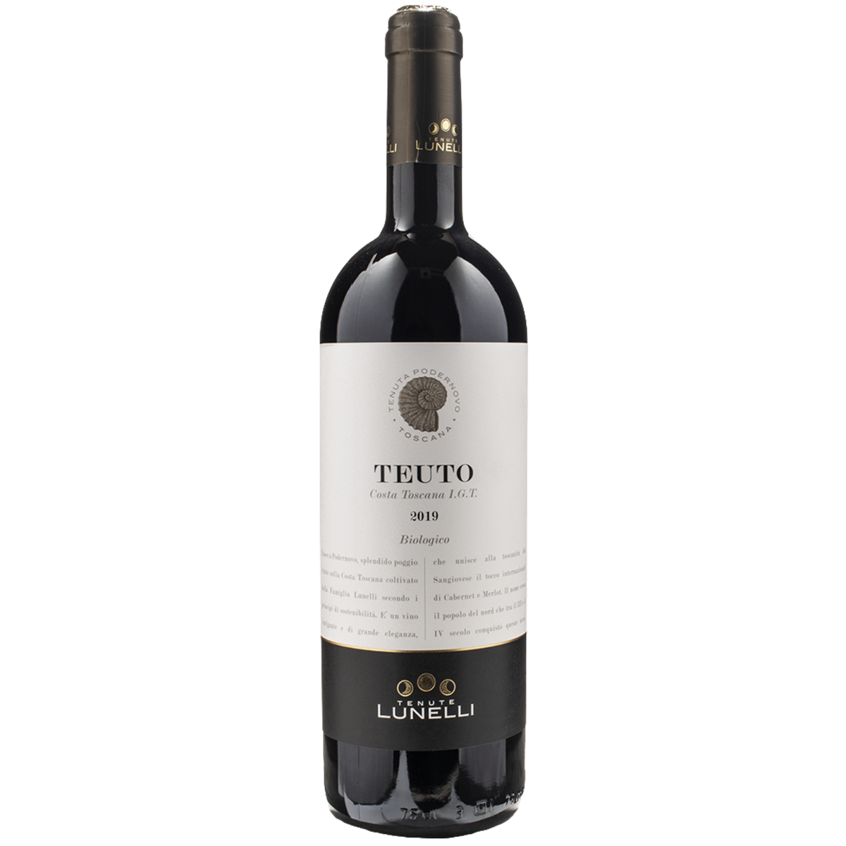 TEUTO LUNELLI ROSSO COSTA TOSCANA 2019 0,75 LT