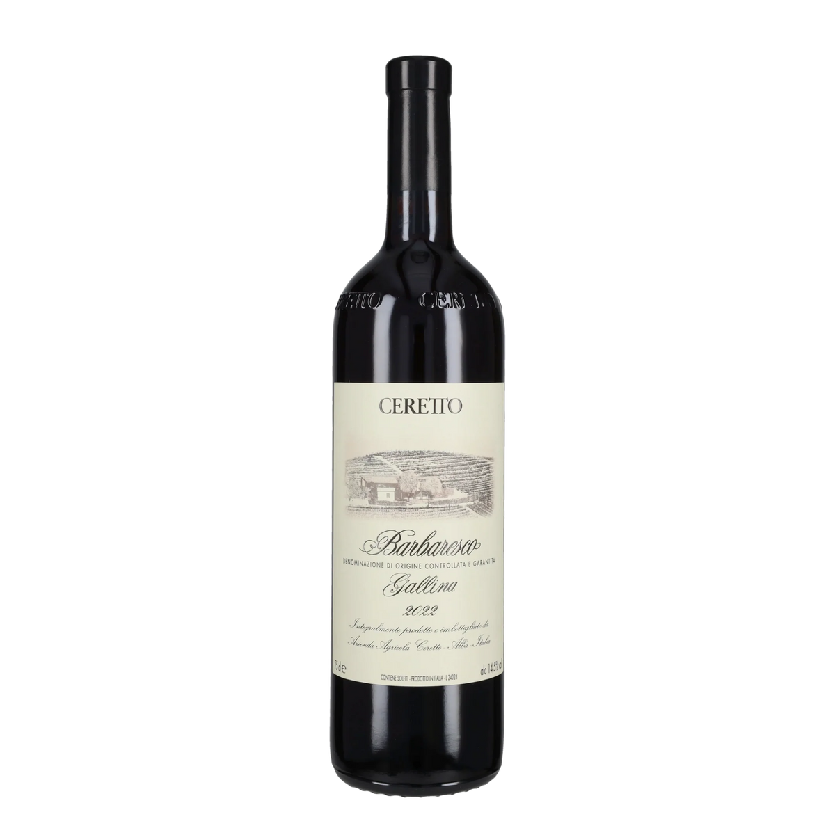 BARBARESCO 2022 BIO CERETTO 75 cl