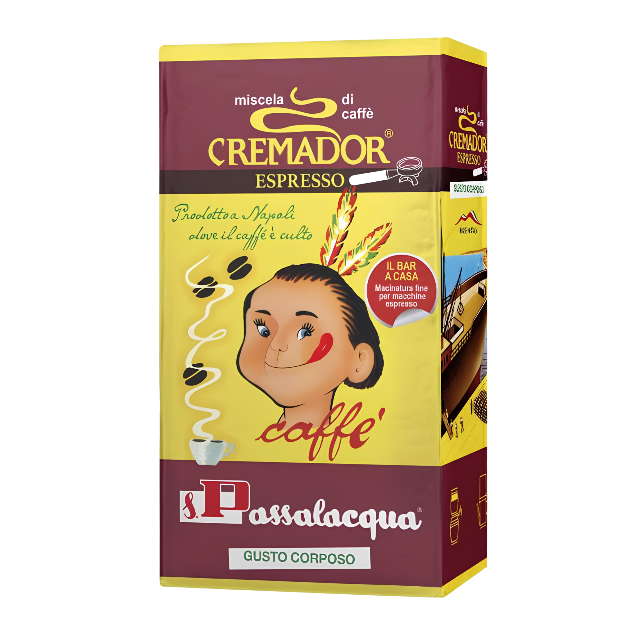 Cremador E pacchetto caffè macinato 250g