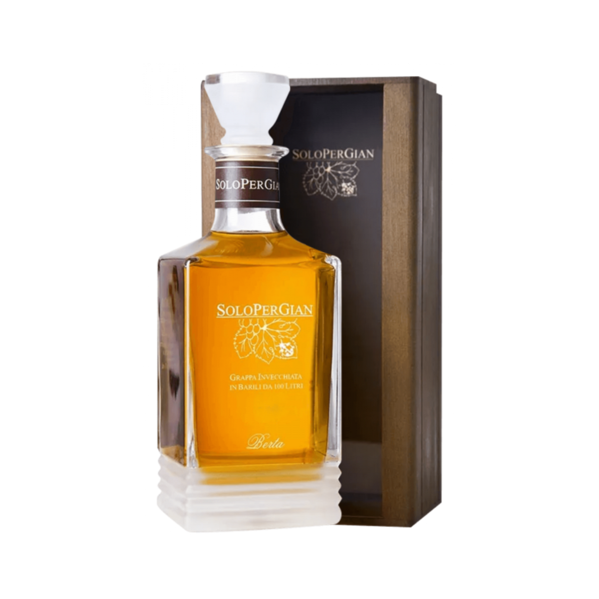 DISTILLERIA BERTA "SOLO PER GIAN "COFANETTO 70 cl
