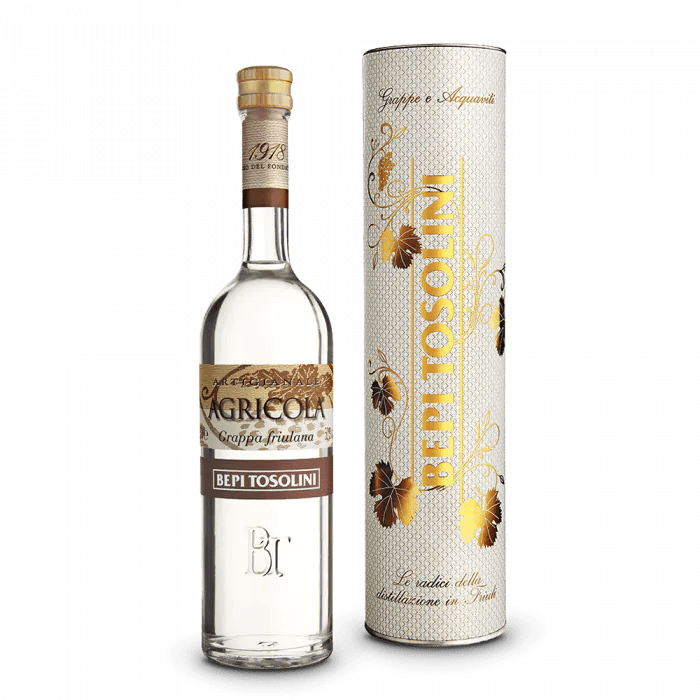 BEPI TOSOLINI GRAPPA AGRICOLA FRIULANA 0,50 CL 50%VOL ASTUCCIANTA