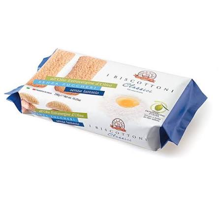 BISCOTTONI CLASSICO ALL’OLIO EVO (16%) SENZA ZUCCHERI e LATTOSIO 290 GR